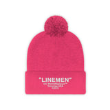 "LINEMEN" Pom Pom Beanie