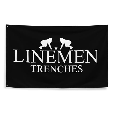 Linemen Trenches Flag