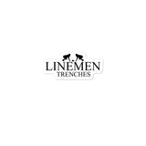 Linemen Trenches sticker