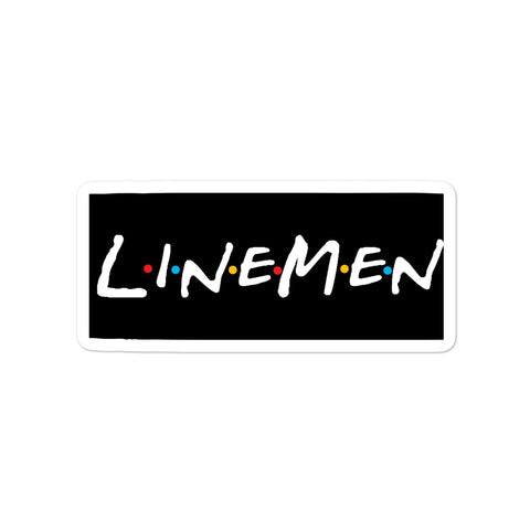 Linemen Friends sticker