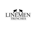 Linemen Trenches sticker