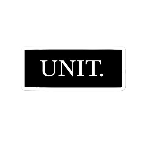 UNIT. sticker