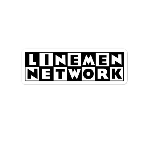 Linemen network sticker
